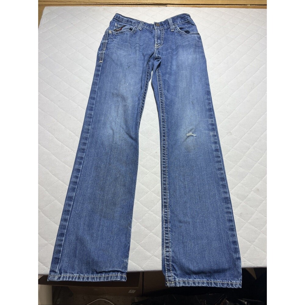 Ariat Jeans FR Fire Resistant Men's Size 30/36 Blue M4 Relaxed Boot Cut